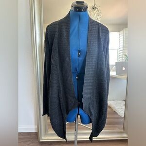 EILEEN FISHER merino wool sweater cardigan ribbed Size M